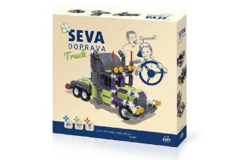 Seva Doprava Truck Stavebnice plast 402 dílků v krabici 35x33x5cm