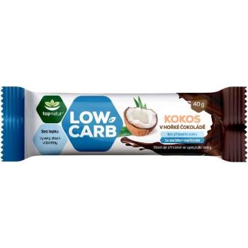 TOPNATUR LOW CARB 40 G KOKOS - HOŘKÁ ČOKOLÁDA Tyčinka, , velikost