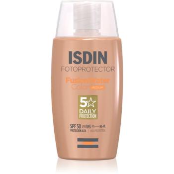 ISDIN Fotoprotector FusionWater ochranný tónovaný fluid na obličej SPF 50 50 ml