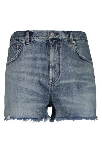 ŠORTKY GANT RAW HEM JEANS SHORTS SEMI LIGHT BLUE WORN IN