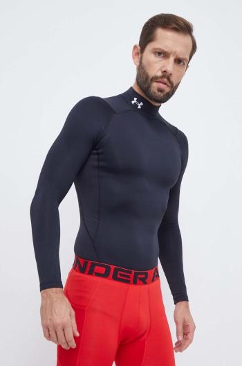 Tréninkové tričko s dlouhým rukávem Under Armour ColdGear Compression černá barva