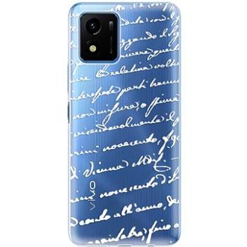 iSaprio Handwriting 01 pro white pro Vivo Y01 (hawri01w-TPU3-VivY01)