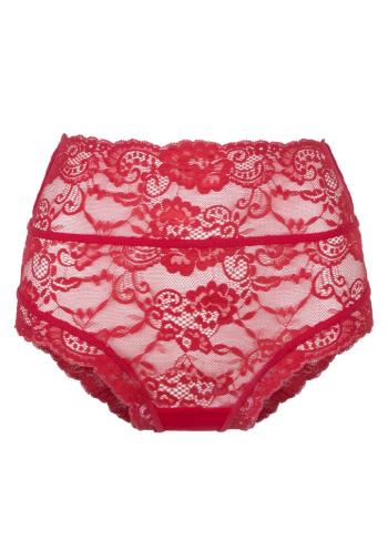 Dámské kalhotky LingaDore 1400B-2 High brief XL Červená