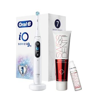 Oral-B iO9 Series White Alabaster + Dárková bělicí sada