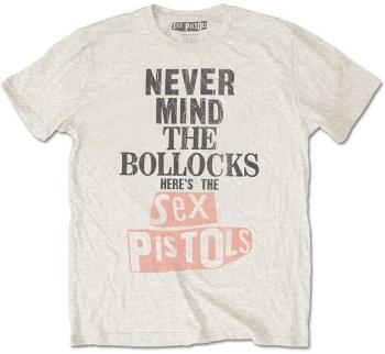 Sex Pistols Tričko Bollocks Distressed Unisex Natural 2XL