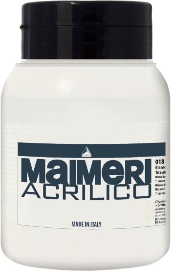 Maimeri Acrilico Akrylová barva Titanium White 018 1000 ml 1 ks