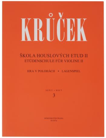 KN Škola houslových etud II (sešit 3, 4) - Václav Krůček