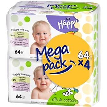 BELLA Baby Happy hedvábí a bavlna  (4× 64 ks) (5900516015015)