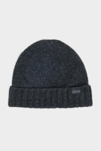 ČEPICE GANT FLUFFY WOOL BEANIE ANTRACIT MELANGE