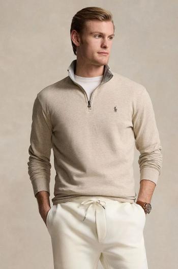 Mikina Polo Ralph Lauren pánská, hnědá barva, hladká, 710812963