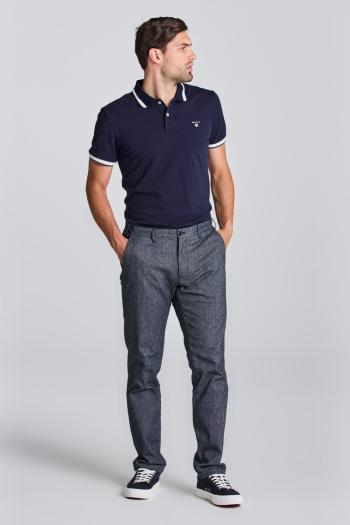 KALHOTY GANT D1. HALLDEN TWO TONE PANT EVENING BLUE