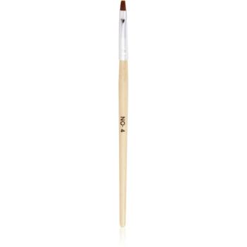 NEONAIL Wooden Brush štětec k nanášení gelových produktů typ No. 4 1 ks