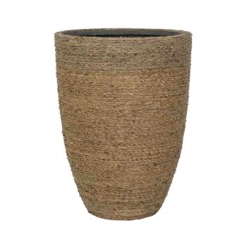 Květináč Ben, barva přírodní slaměná, více velikostí - PotteryPots Velikost: XL - v. 72 cm, ⌀ 52 cm