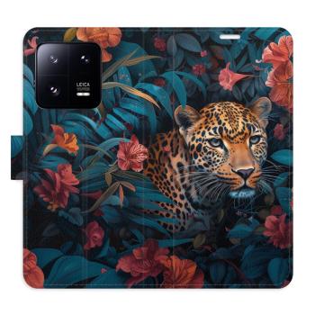 Flipové pouzdro iSaprio - Flower Jaguar 02 - Xiaomi 13 Pro