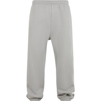 Build Your Brand Hebké pánské tepláky Fluffy - Světlá asfaltová | 2XL