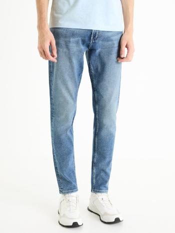 Celio Dofine Jeans Modrá