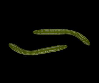 Libra Lures Fatty D’Worm Olive - D’Worm 6,5cm 10ks