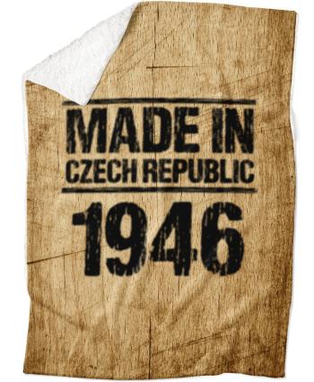 Deka Made In (rok: 1946, Podšití beránkem: ANO)