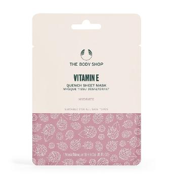 The Body Shop Hydratační slupovací pleťová maska pro všechny typy pleti Vitamin E (Quench Sheet Mask) 18 ml