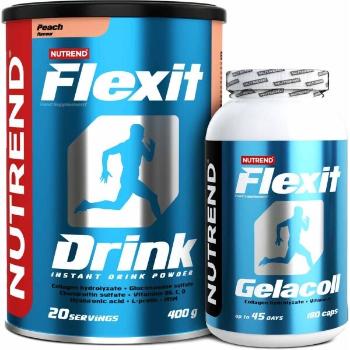 Nutrend FLEXIT DRINK BROSKEV 400 G +  FLEXIT GELACOLL 180 CAPS Kloubní výživa, , velikost