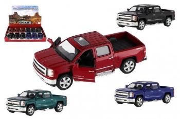 Auto Kinsmart Chevrolet 2014 Silverado 13 cm, kov/plast