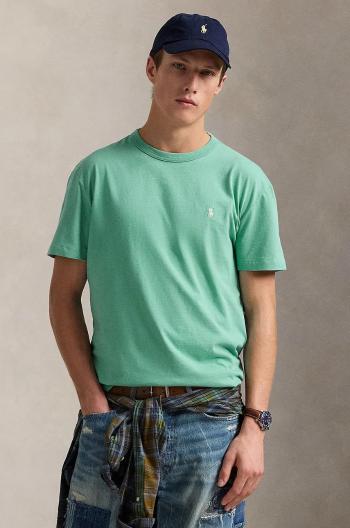 Bavlněné tričko Polo Ralph Lauren černá barva, 710916698