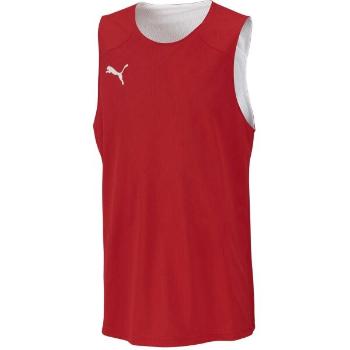 Puma DACH PRACTISE JERSEY Oboustranný pánský dres, červená, velikost