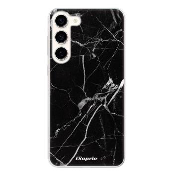 Odolné silikonové pouzdro iSaprio - Black Marble 18 - Samsung Galaxy S23+ 5G