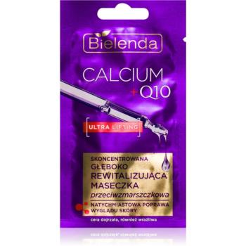 Bielenda Calcium + Q10 Concentrated deeply revitalizing anti-wrinkle mask protivrásková maska na obličej 8 g