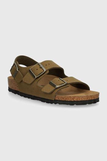 Sandály Birkenstock Milano dámské, zelená barva, 1028695