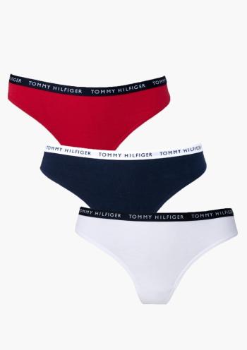 Dámské tanga Tommy  Hilfiger UW0UW02829  3PACK M Mix