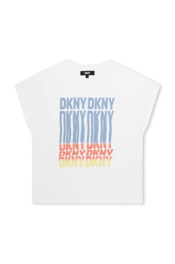 Dětské tričko Dkny bílá barva