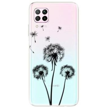 iSaprio Three Dandelions - black pro Huawei P40 Lite (danbl-TPU3_P40lite)