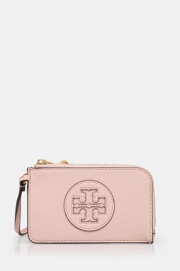 Peněženka Tory Burch Ella růžová barva, 157506.655