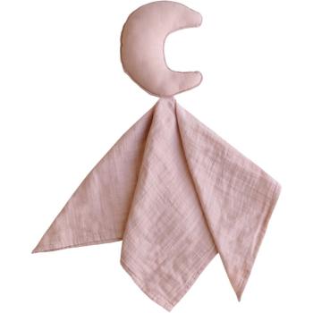 Mushie Lovey Crib Toy Moon usínáček Blush 1 ks