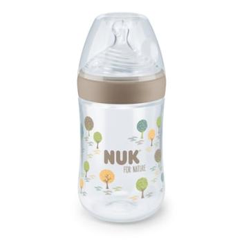 NUK Kojenecká láhev pro Nature 260ml, hnědá