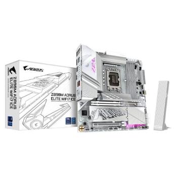 GIGABYTE MB Sc LGA1851 Z890 A ELITE WF7 ICE, Intel Z890, 4xDDR5, 1xDP, 1xHDMI, 1xUSB4, WiFi, mATX
