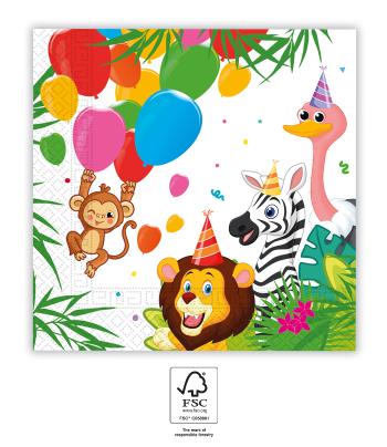 Procos Ubrousky - Jungle Party 33 x 33 cm 20 ks