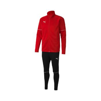 Puma TEAM GOAL TRACKSUIT CORE Chlapecká tepláková souprava, červená, velikost