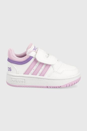 Dětské sneakers boty adidas Originals HOOPS 3.0 CF I bílá barva