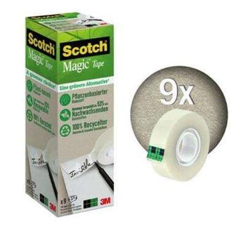 3M SCOTCH Ragasztószalag, 19 mm x 33 m, környezetbarát, 3M SCOTCH