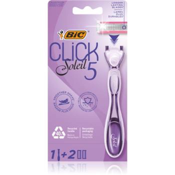 BIC Soleil Click 5 dámský holicí strojek + náhradní břity 2 ks