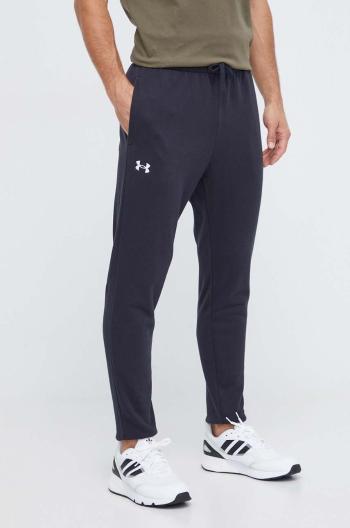 Tepláky Under Armour černá barva, hladké, 1379774