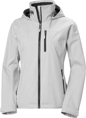 Helly Hansen Bunda Women’s Crew Hooded Sailing Jacket 2.0 Grey Fog M