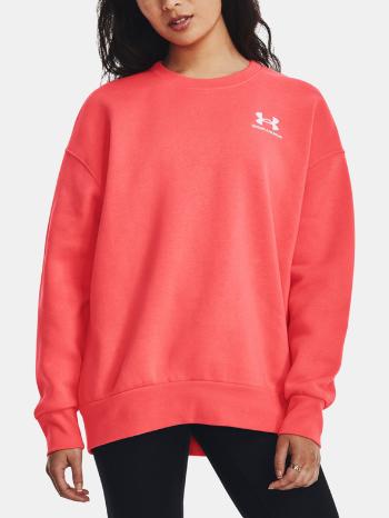 Under Armour Essential Flc OS Crew Mikina Červená