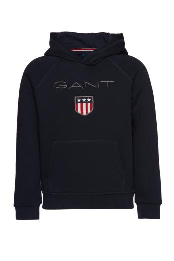 MIKINA GANT SHIELD HOODIE EVENING BLUE