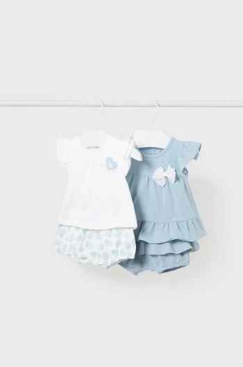 Kojenecká sada Mayoral Newborn 2-pack tyrkysová barva