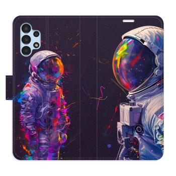 Flipové pouzdro iSaprio - Neon Astronaut 02 - Samsung Galaxy A13 / A13 5G