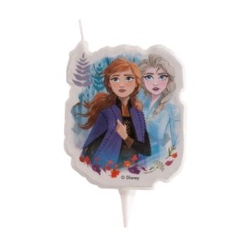 Dekora Narozeninová svíčka - Frozen II Elsa a Anna 7,5 cm