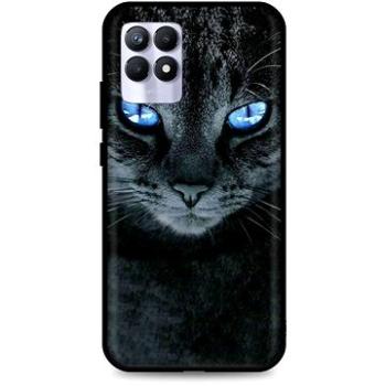 TopQ Kryt Realme 8i silikon Dark Cat 69892 (Sun-69892)